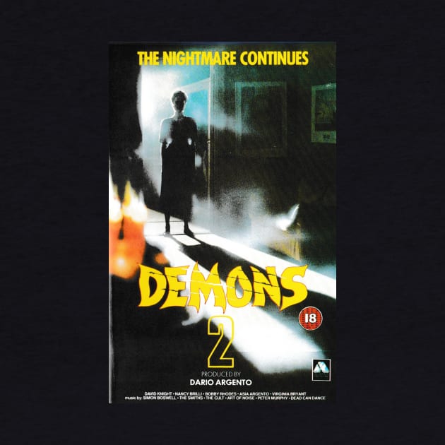 Demons 2 by VHS Retro T-Shirts